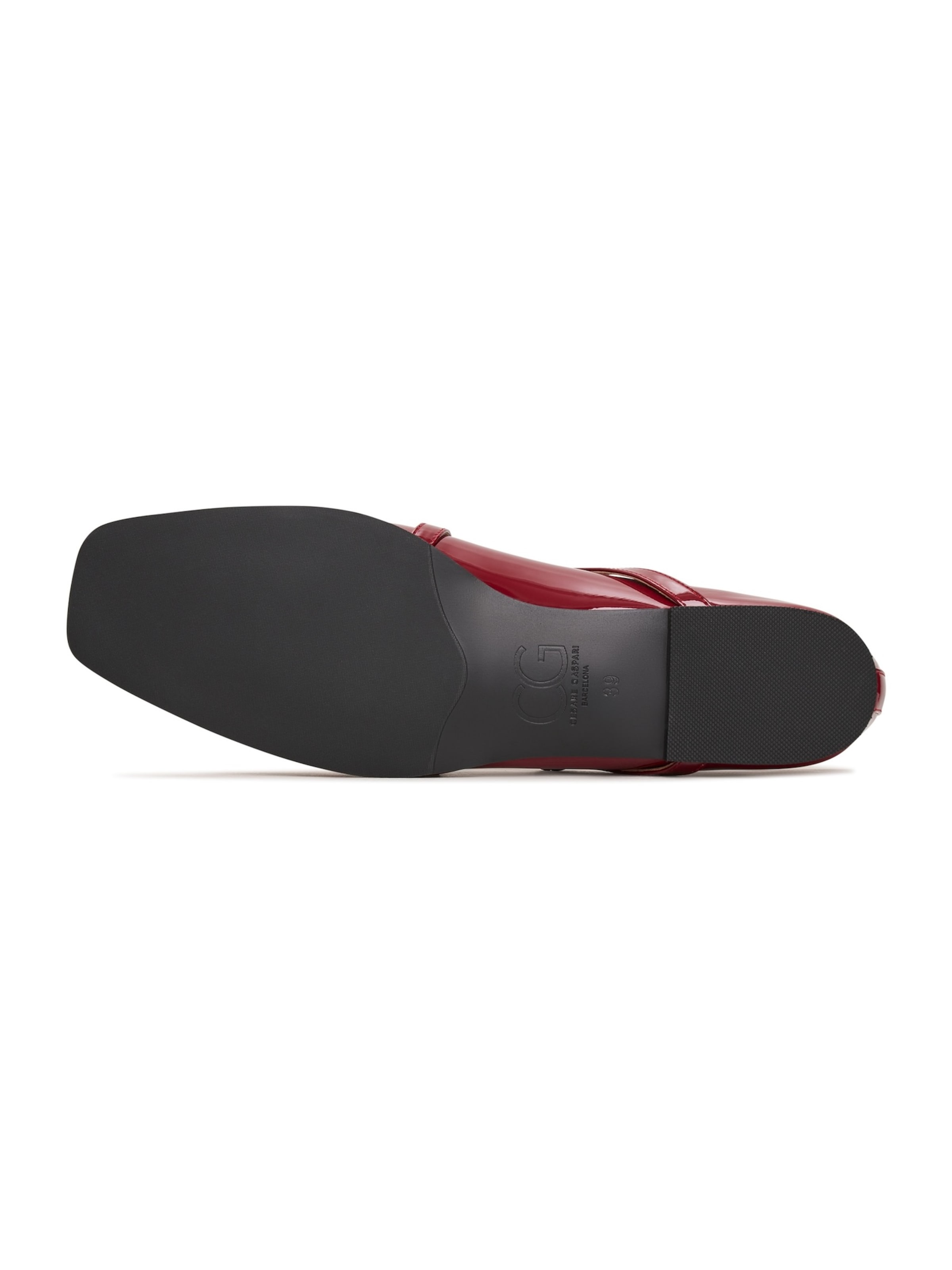 CESARE GASPARI Riemchenballerina in Rot