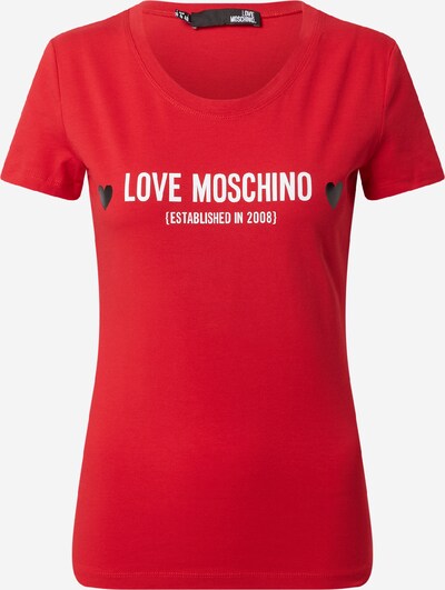 Love Moschino Camiseta en rojo / negro / blanco, Vista del producto