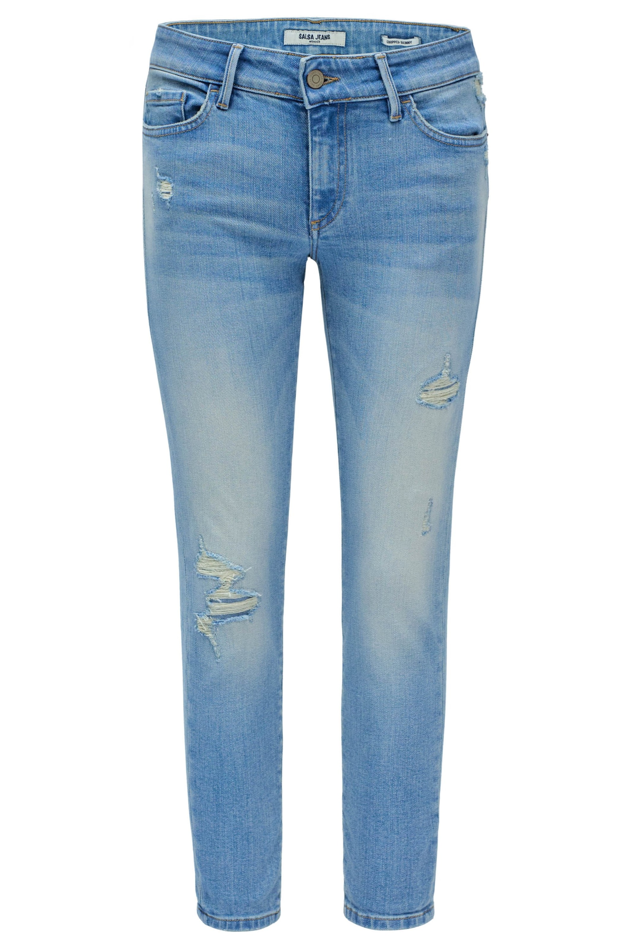 Salsa Jeans Skinny Jeans 'Wonder' in Blauw: voorkant