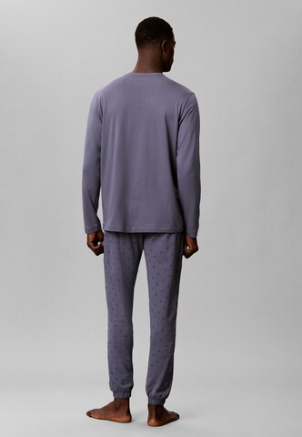 Pyjama long 'HOLIDAY' Calvin Klein Underwear en bleu