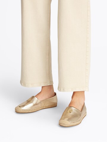 Espadrilles TOMMY HILFIGER en or