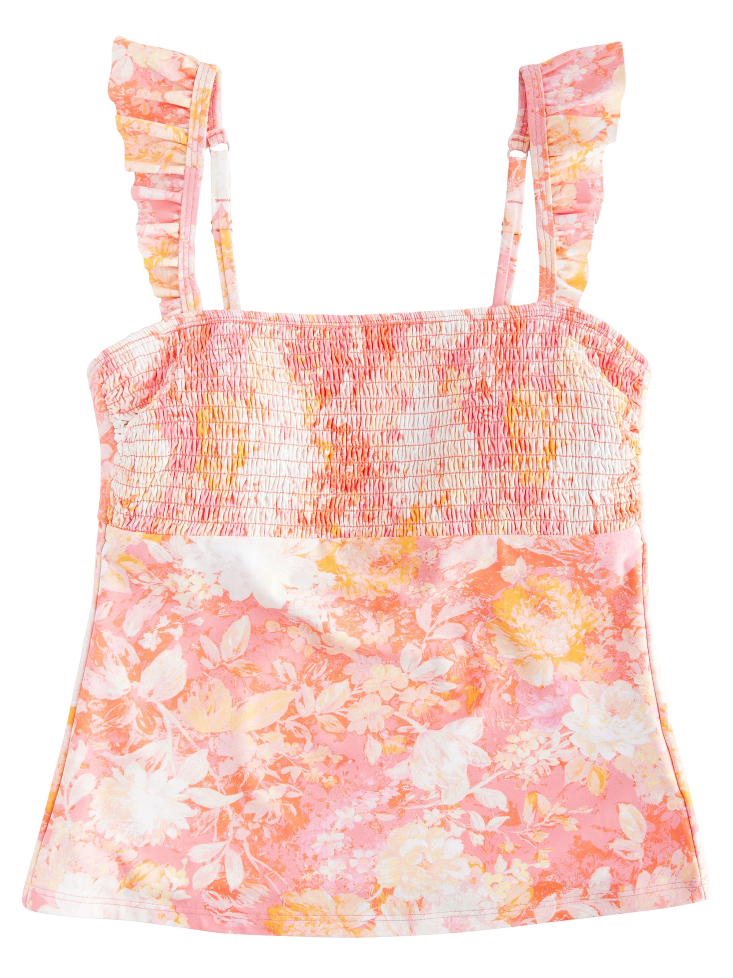 LAURA ASHLEY Μπουστάκι Τοπ τανκίνι σε ροζ: μπροστά