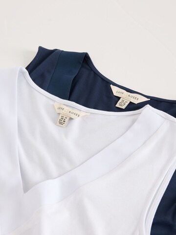 love & roses Top in Blauw