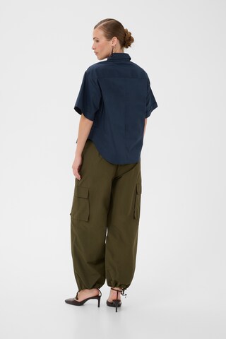 CULTURE Blouse 'Daiva Antoinett' in Blauw