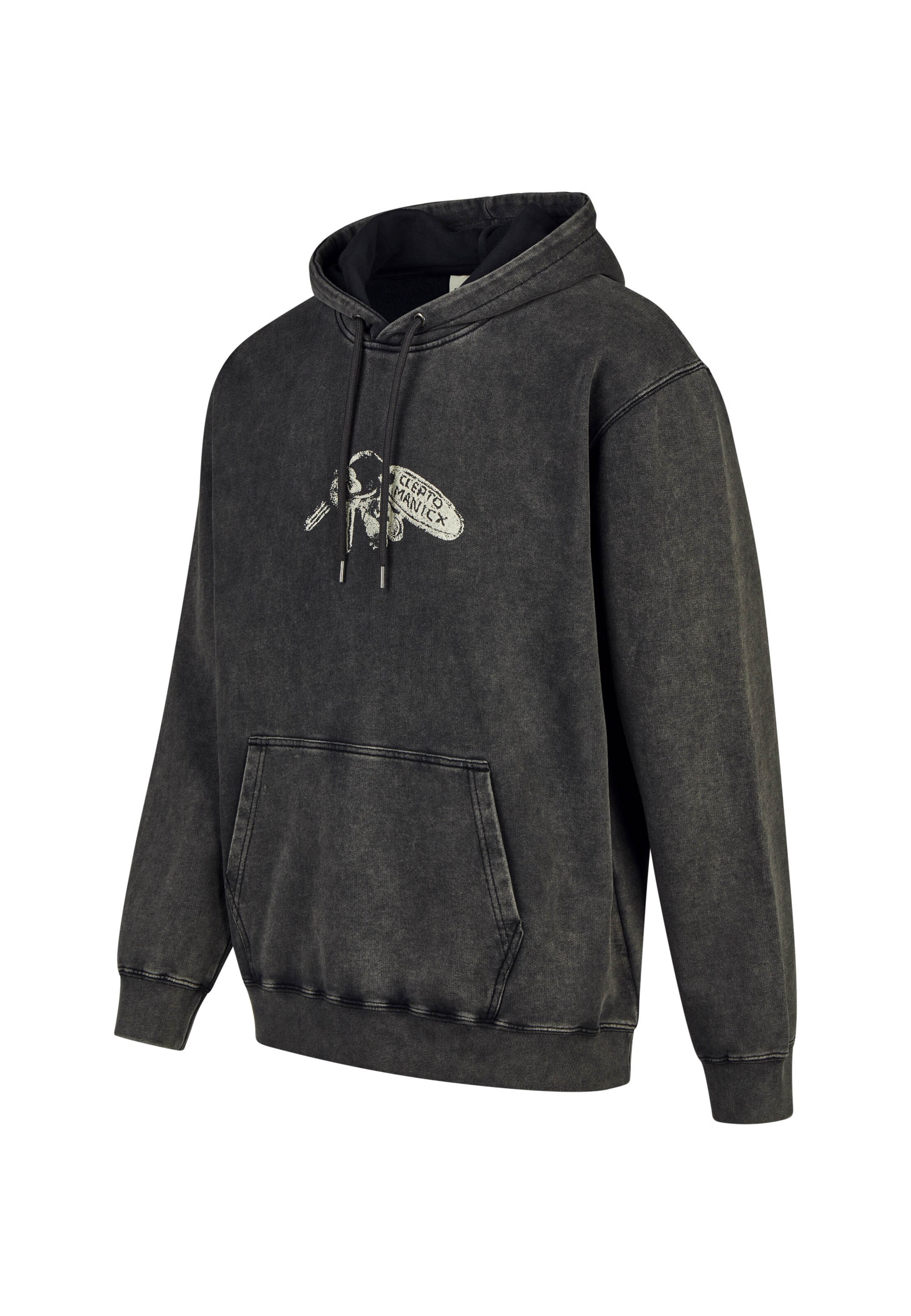 Cleptomanicx Sweatshirt 'Artefacts' in Black