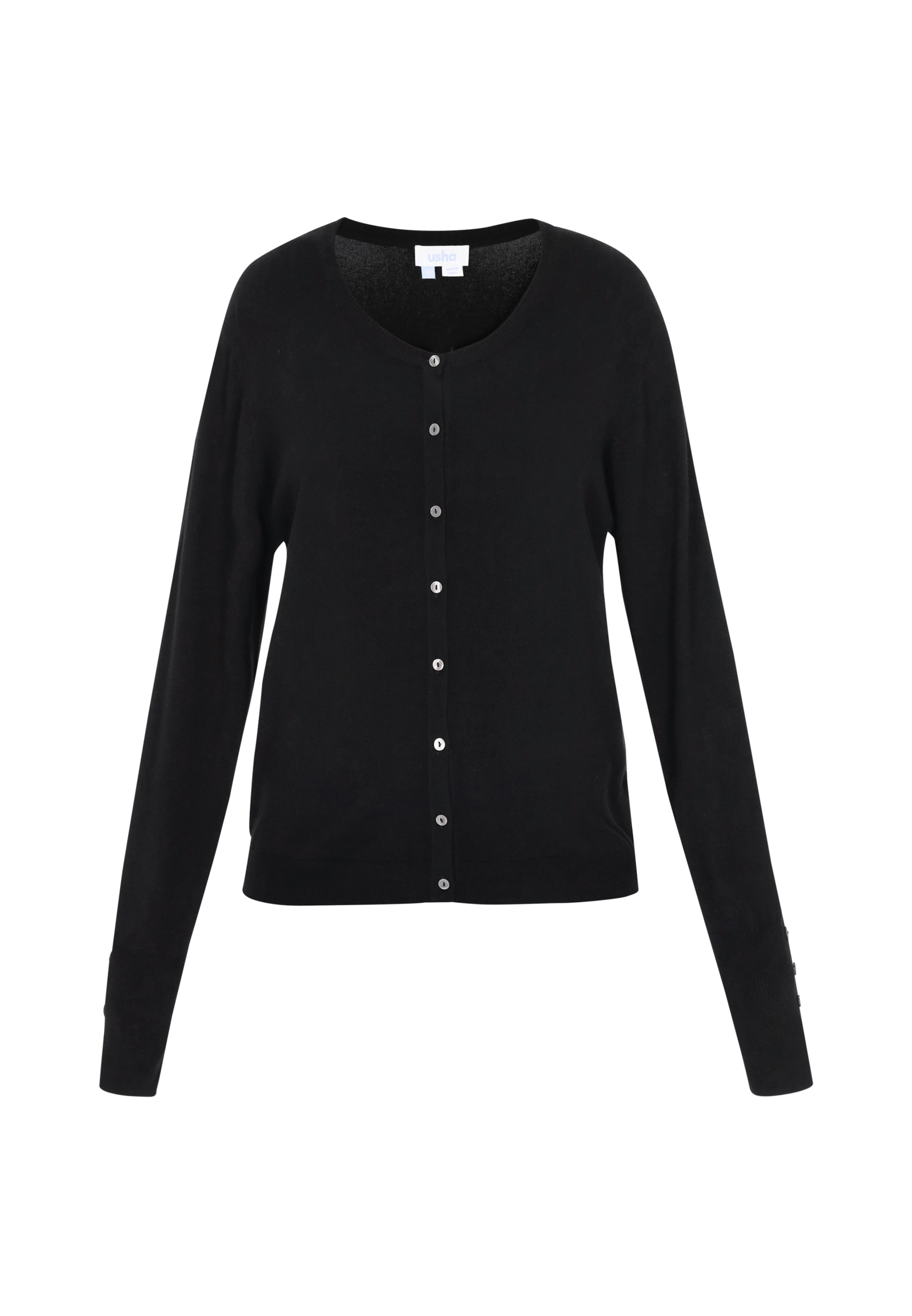 usha BLUE LABEL - Cárdigan en negro: frente