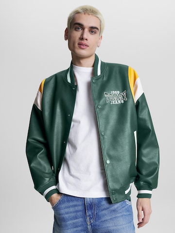 Giacca di mezza stagione di Tommy Jeans in verde: frontale