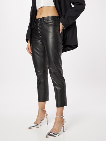 Dondup Regular Hose 'KOONS' in Schwarz: Vorderseite