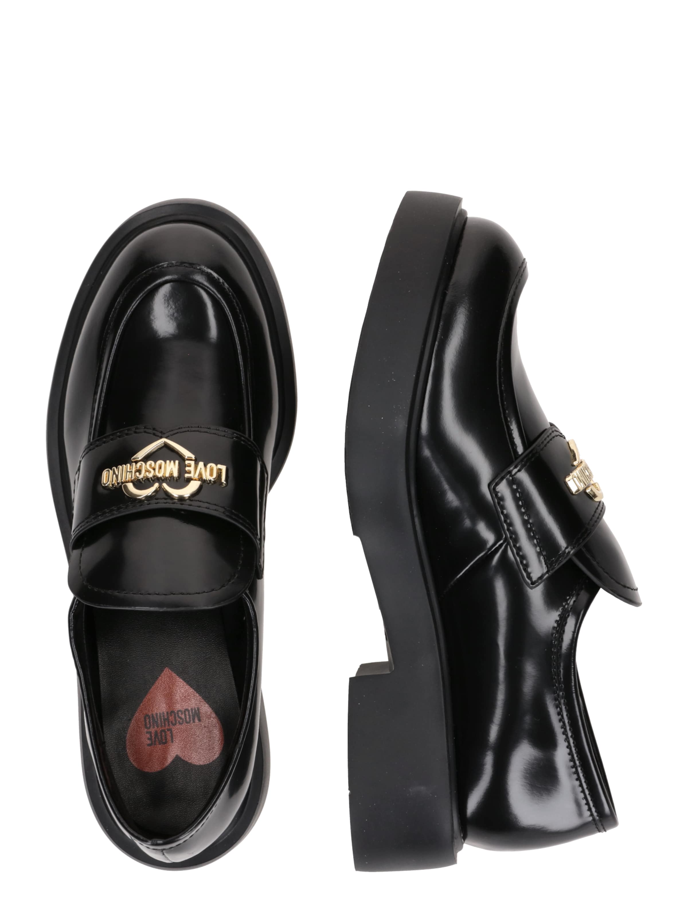 Love Moschino Slip-ons 'CITY40' in Black