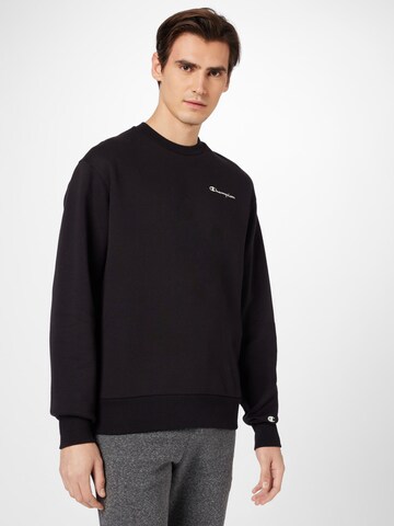 Champion Authentic Athletic Apparel Sweatshirt in Zwart: voorkant