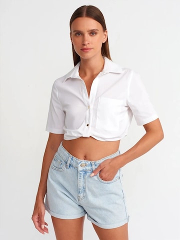 Dilvin Shirt in White: front