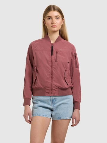 Veste mi-saison khujo en rose