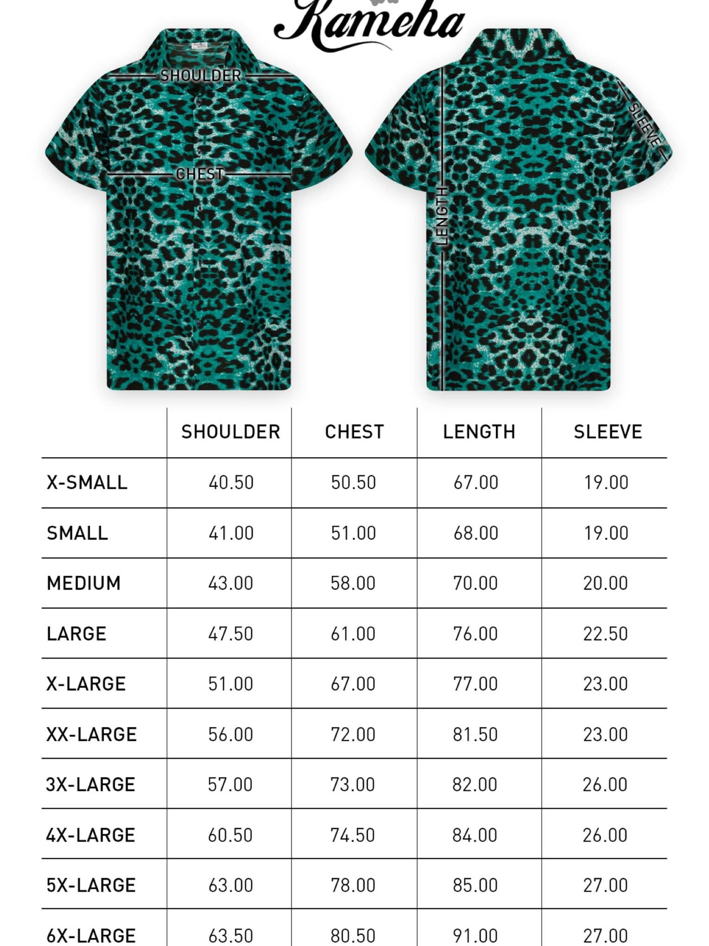 King Kameha Shirt 'Leopard'‌‌‌‌‌‌‌‌‌ in Grün