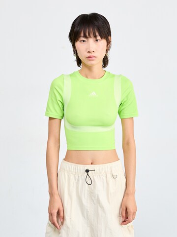 ADIDAS ORIGINALS - Camisa em verde: frente