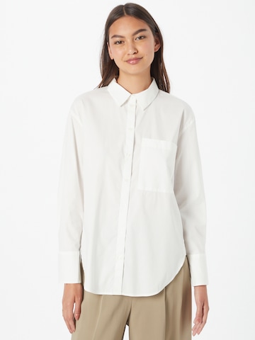 TOM TAILOR - Blusa en blanco: frente