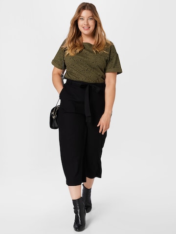 PIECES Curve Loose fit Pleat-Front Pants 'NYA' in Black