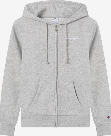 Champion Authentic Athletic Apparel Кофта на молнии в Серый: спереди
