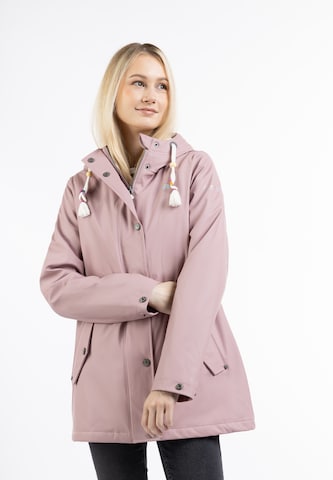 Veste fonctionnelle Schmuddelwedda en rose : devant