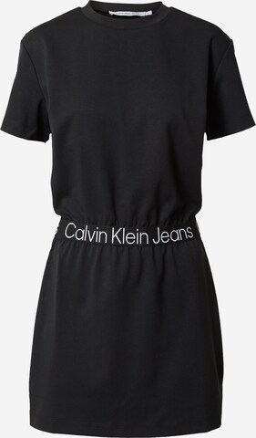 Calvin Klein Jeans Jurk 'MILANO' in Zwart: voorkant