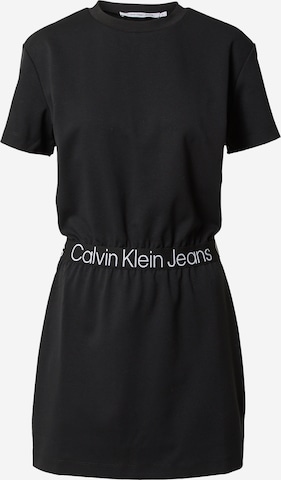 Calvin Klein Jeans Kleid 'MILANO' in Schwarz: predná strana