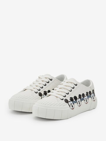 Desigual Platform trainers in White