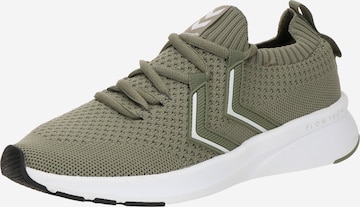 Hummel Sneakers laag in Groen: voorkant