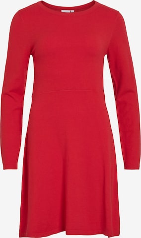 VILA - Vestido de punto 'HELLIE' en rojo: frente