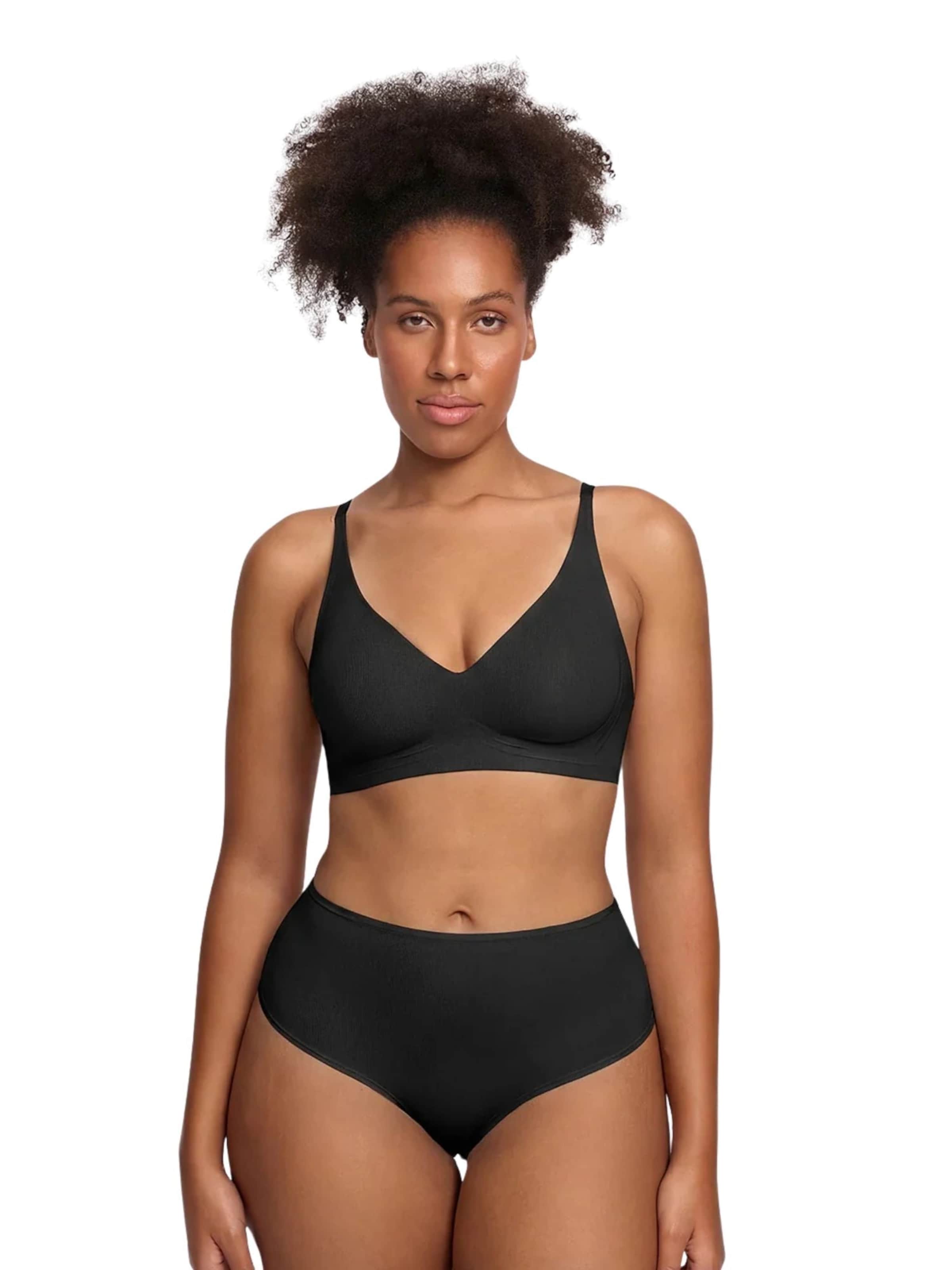cfab (formerly creamy fabrics) Slip 'Seamless Slip' in Zwart