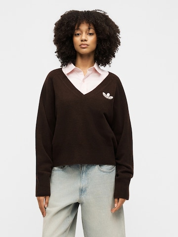 ADIDAS ORIGINALS Πουλόβερ 'ESS' σε καφέ: μπροστά