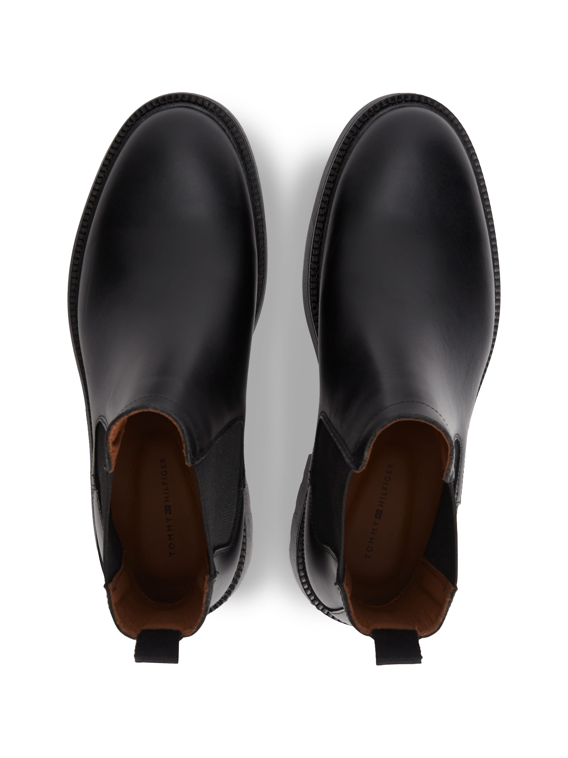 TOMMY HILFIGER Chelsea Boots 'CORPORATE' in Schwarz