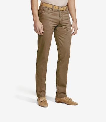 Meyer Hosen Chino Pants 'Diego' in Brown: front