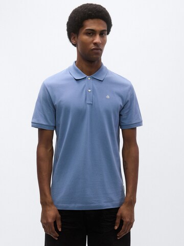 SCOTCH & SODA Póló 'SEASONAL CORE' - kék: elől