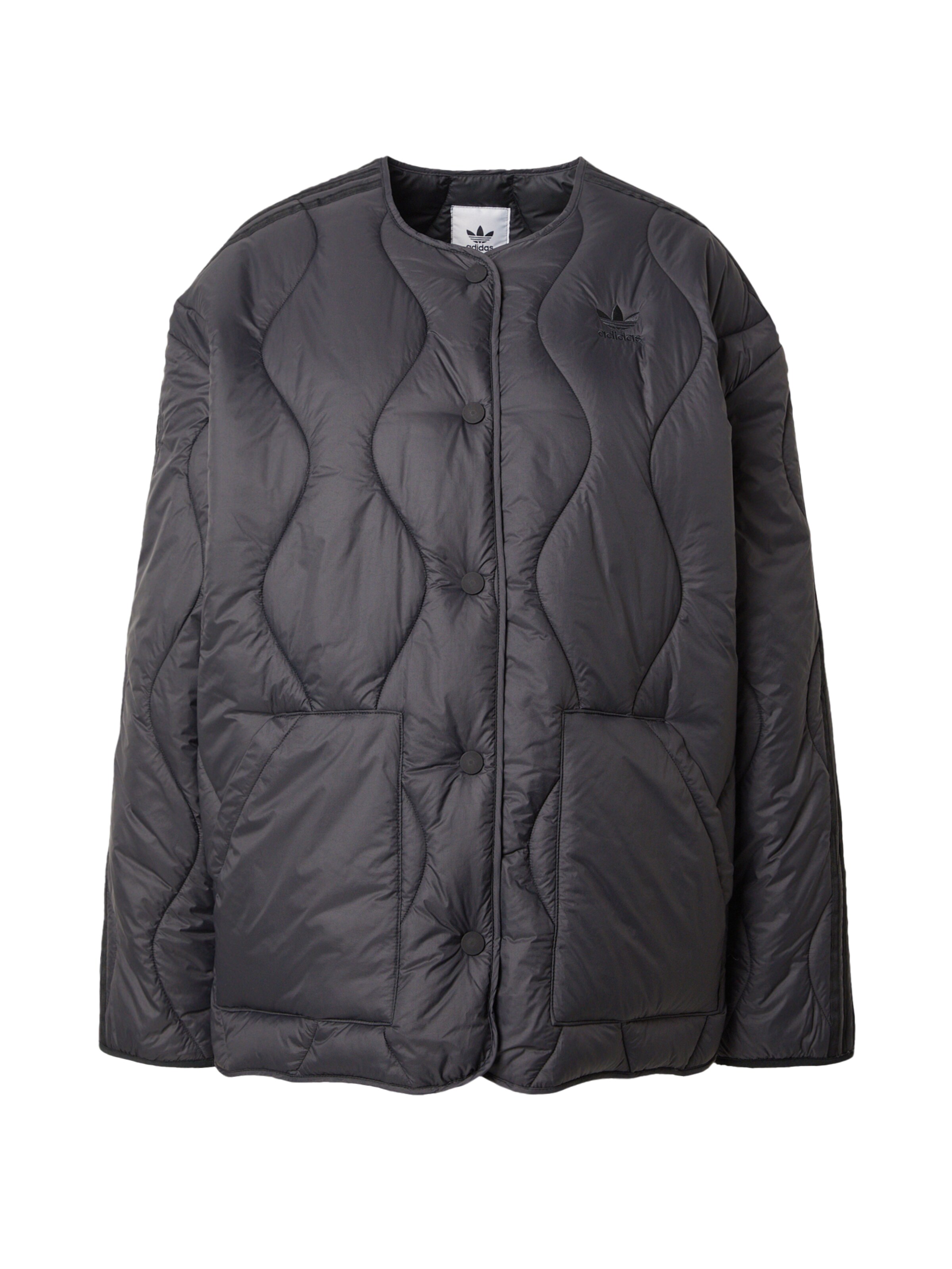 ADIDAS ORIGINALS Tussenjas in Zwart: voorkant