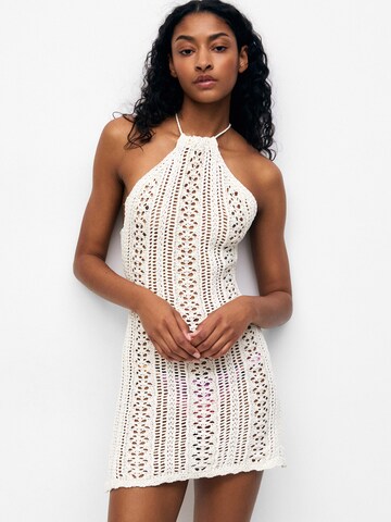 Pull&Bear Kleid in Beige: Vorderseite