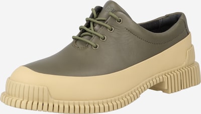 CAMPER Lace-Up Ankle Boots 'Pix' in Sand / Dark green, Item view