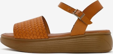 Derimod Sandal in Brown: front