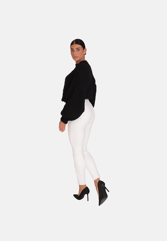 Elara Skinny Jeansy w kolorze biały