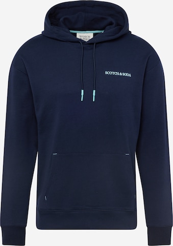 Sweat-shirt SCOTCH & SODA en bleu : devant