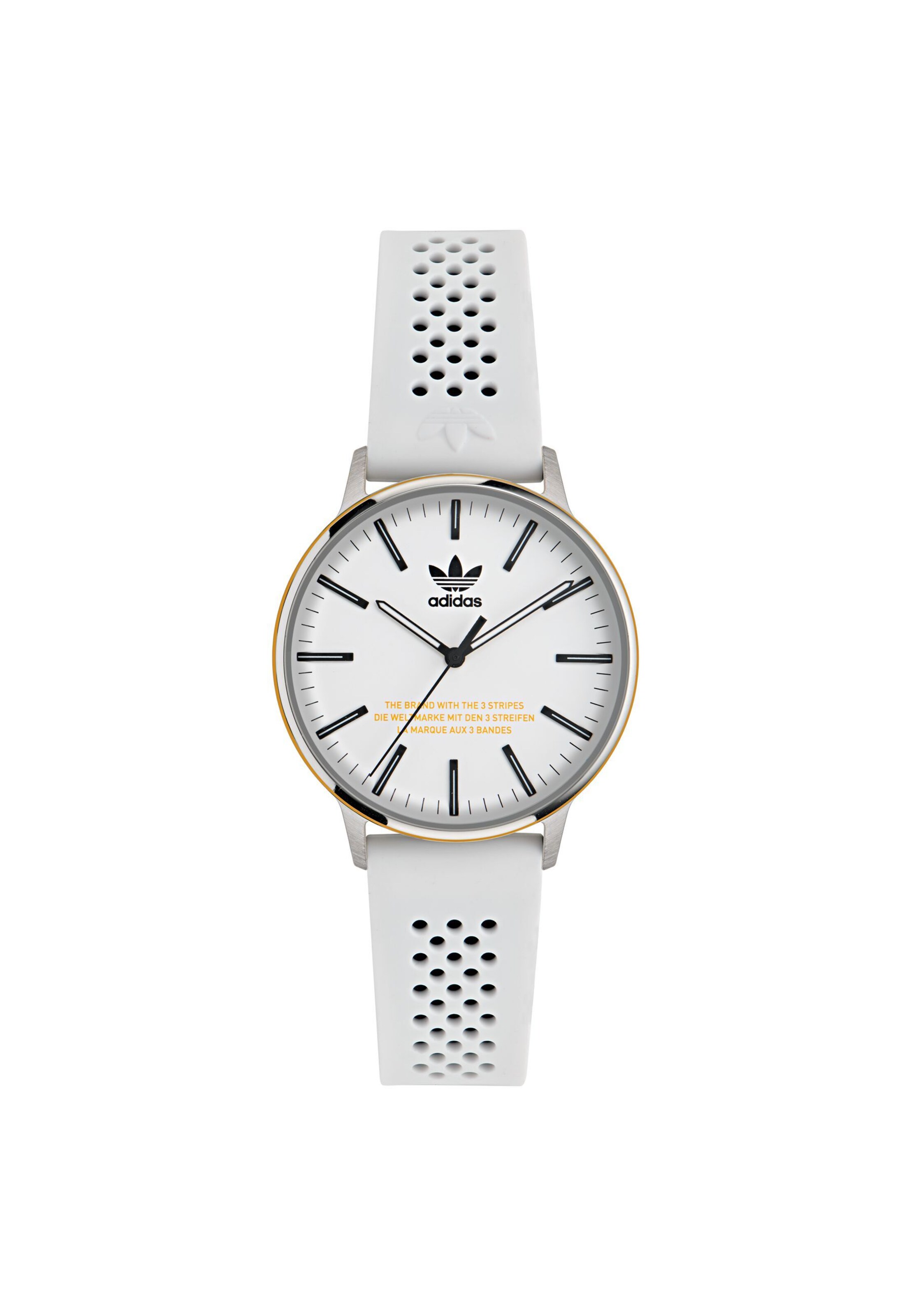 ADIDAS ORIGINALS Analogt ur 'Code One' i hvid: forside