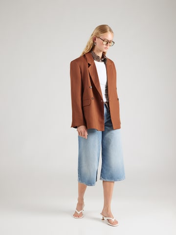 BOSS Wide Leg Jeans 'EMMA' in Blau