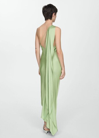 MANGO Cocktail Dress 'Fiore' in Green