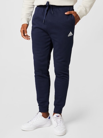 ADIDAS SPORTSWEAR Zúžený strih Športové nohavice 'Essentials' - Modrá: predná strana