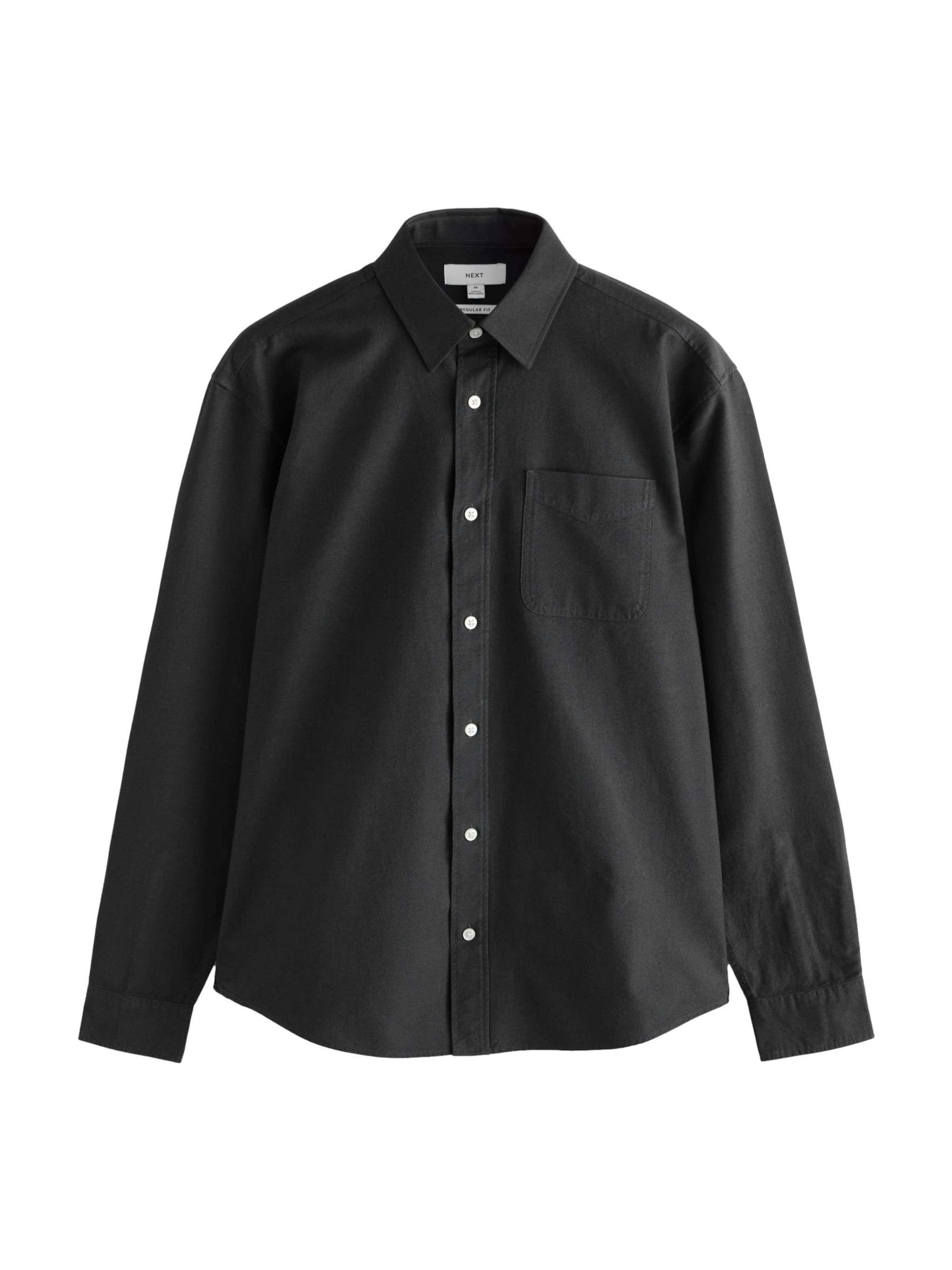 Next Regularny krój Koszula w kolorze szary: przód