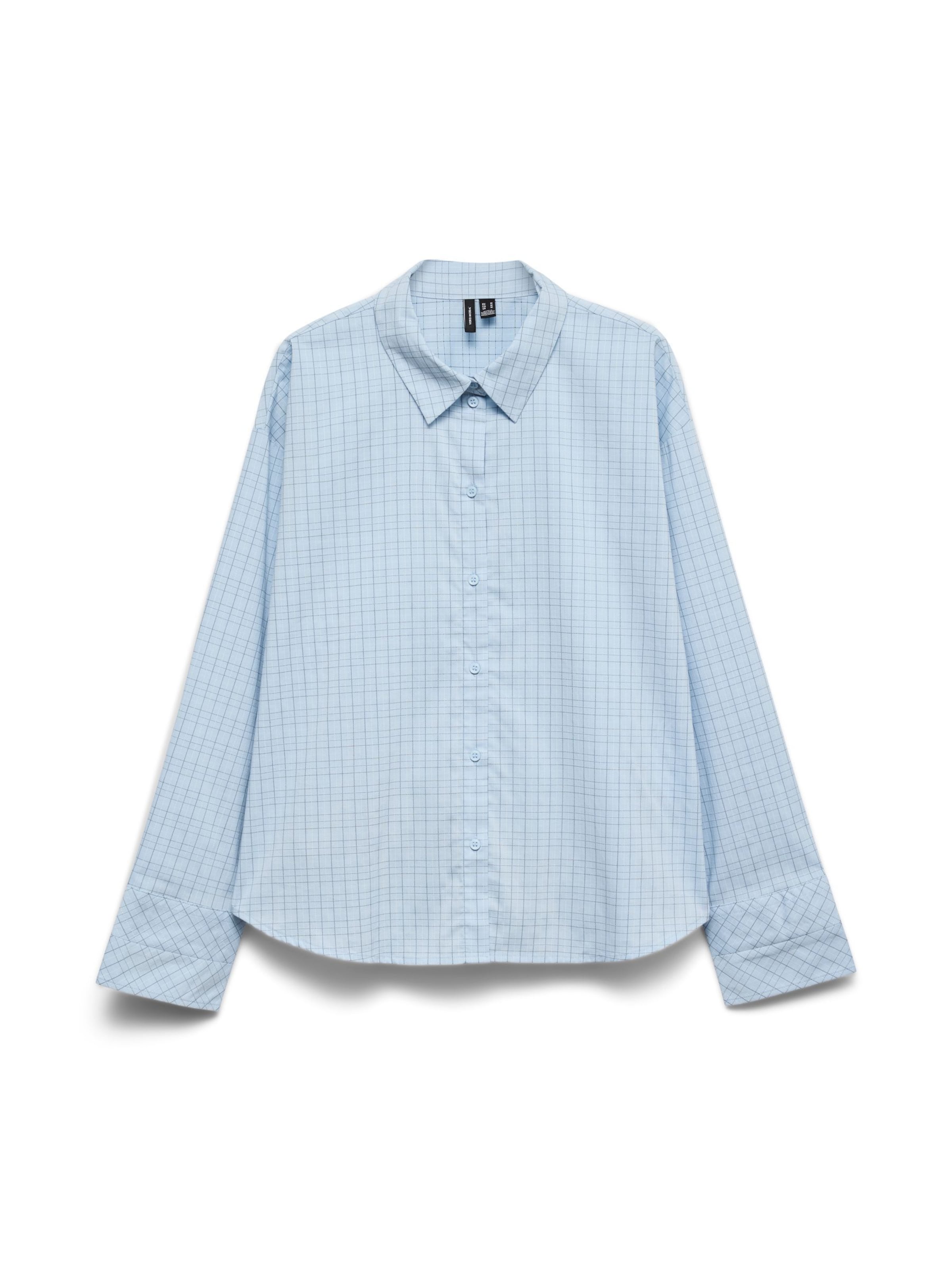 VERO MODA Chemisier en bleu clair / noir / blanc, Vue avec produit