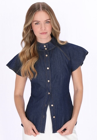 Chemisier DreiMaster Vintage en bleu : devant