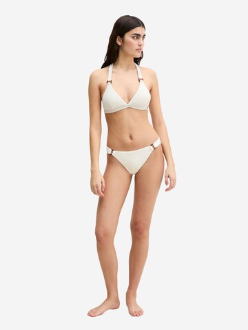 Marc O'Polo Bikini Bottoms ' Firecracker Floral ' in White: front