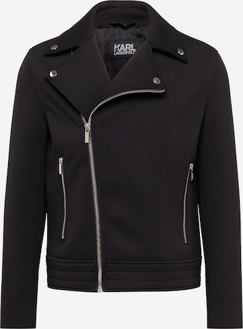 Karl Lagerfeld Přechodná bunda – černá: přední strana