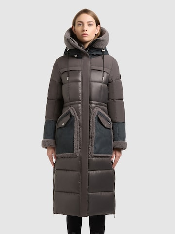 khujo - Abrigo de invierno 'Ericka' en gris: frente