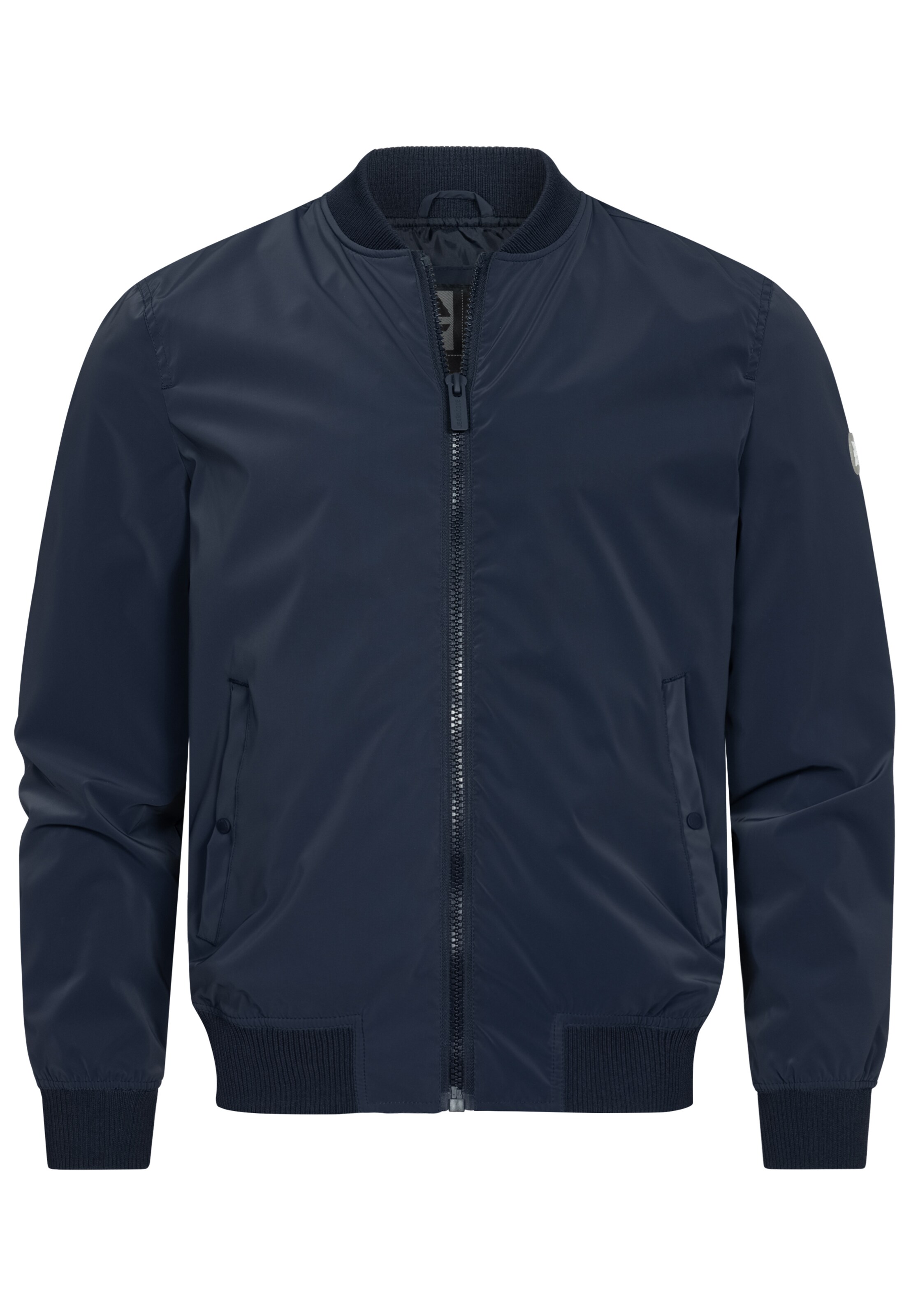 INDICODE JEANS Between-Season Jacket ' Ignam ' in Blue: front