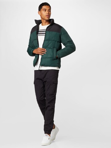 JACK & JONES Winter Jacket 'CHILI' in Green